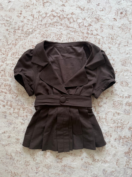 Peacoat Top