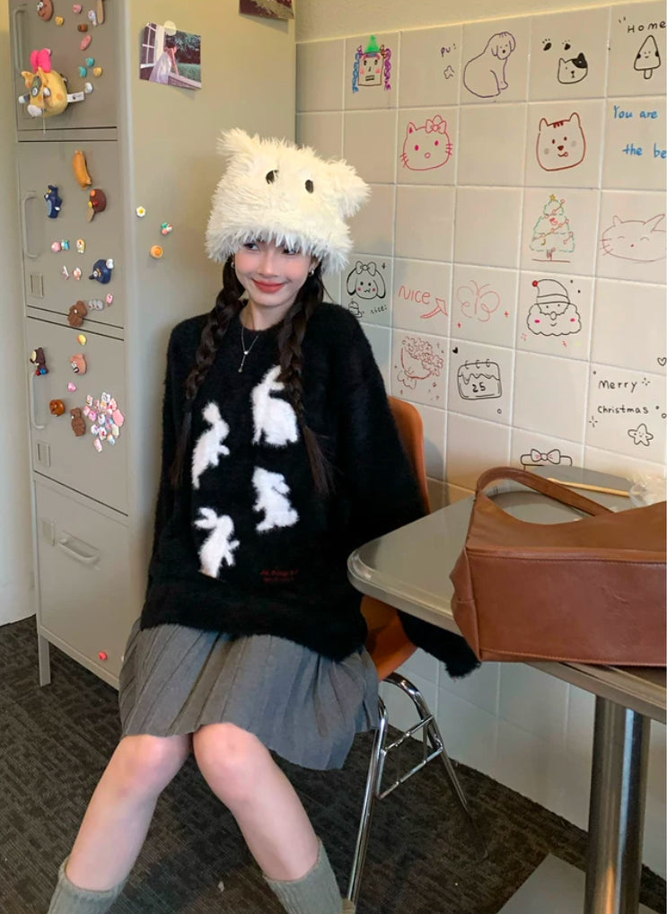 Fuzzy bunny jumper by Codice Lab